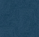 Eade’s Mortenson Navy Geometric Wallpaper by Scott Living Na