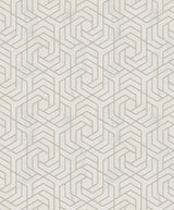 Advantage 4035-32608 Tama Champagne Geometric Wallpaper