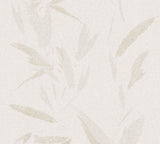 Advantage 4035-37549-5 Kaiya Cream Leaves Wallpaper