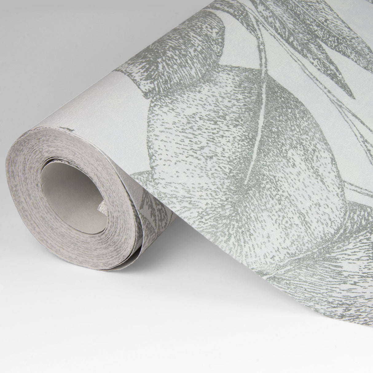 Advantage 4035-37836-2 Suki Silver Leaves Wallpaper