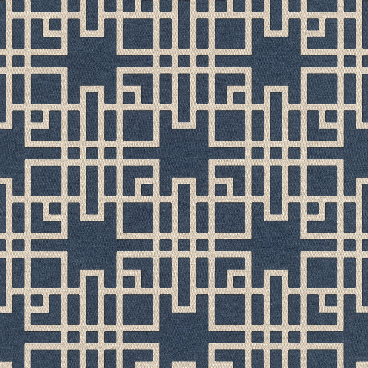 Advantage 4035-409253 Mana Navy Trellis Wallpaper