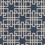 Advantage 4035-409253 Mana Navy Trellis Wallpaper