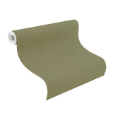 Advantage 4035-452068 Umi Green Faux Linen Wallpaper