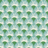 Advantage 4035-539332 Akemi Green Fan Ogee Wallpaper