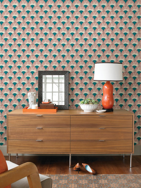 Advantage 4035-539349 Akemi Multicolor Fan Ogee Wallpaper