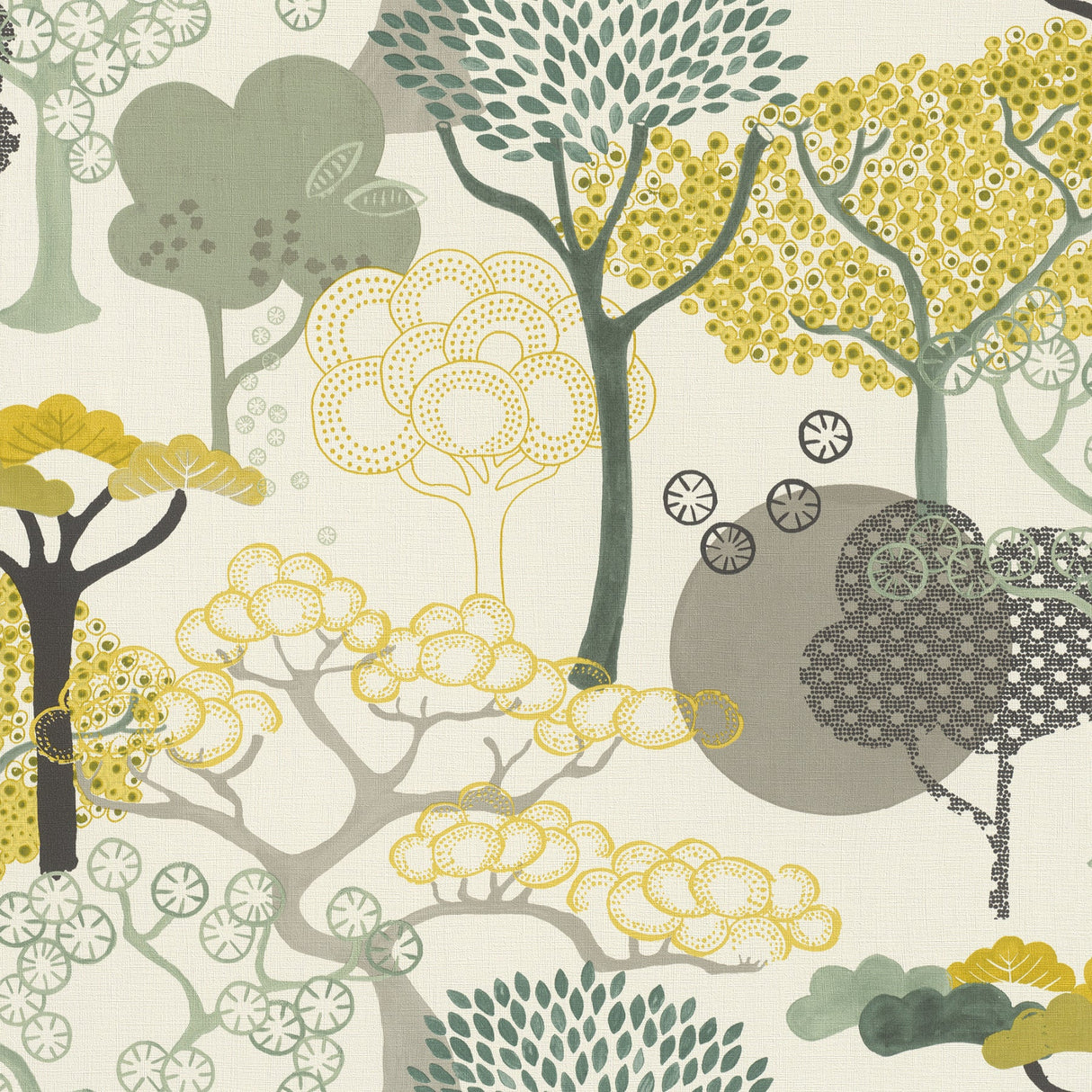 Advantage 4035-539943 Misaki Yellow Trees Wallpaper