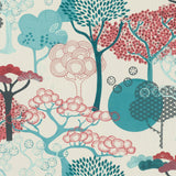 Advantage 4035-539950 Misaki Red Trees Wallpaper