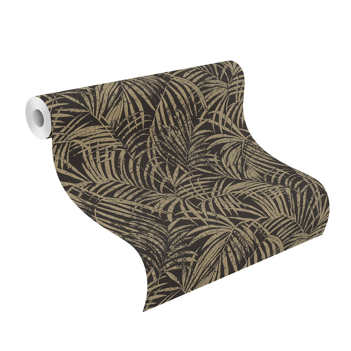Advantage 4035-832143 Yumi Black Palm Leaf Wallpaper