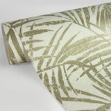 Advantage 4035-832174 Yumi Gold Palm Leaf Wallpaper