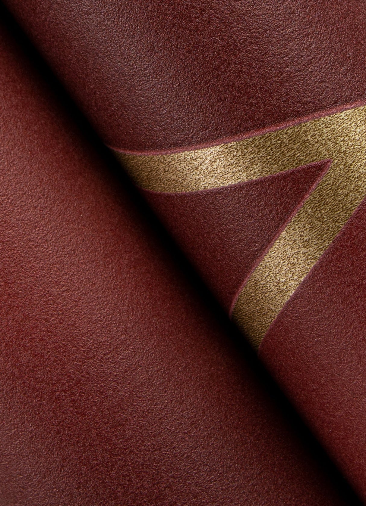 Advantage 4041-34810 Manfred Ruby Modern Herringbone Wallpaper