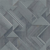 Advantage 4041-35301 Cassian Denim Wood Geometric Wallpaper