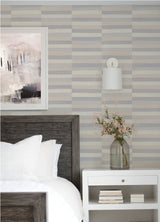 Advantage 4041-418712 Dermot Pastel Horizontal Stripe Wallpaper