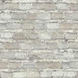 Advantage 4041-428049 Lennox Off-White Brick Wallpaper