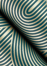 Advantage 4041-552447 Oxxon Teal Deco Arches Wallpaper
