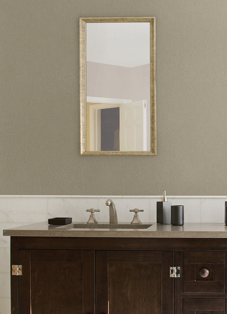 Advantage 4041-72407 Melvin White Stria Wallpaper