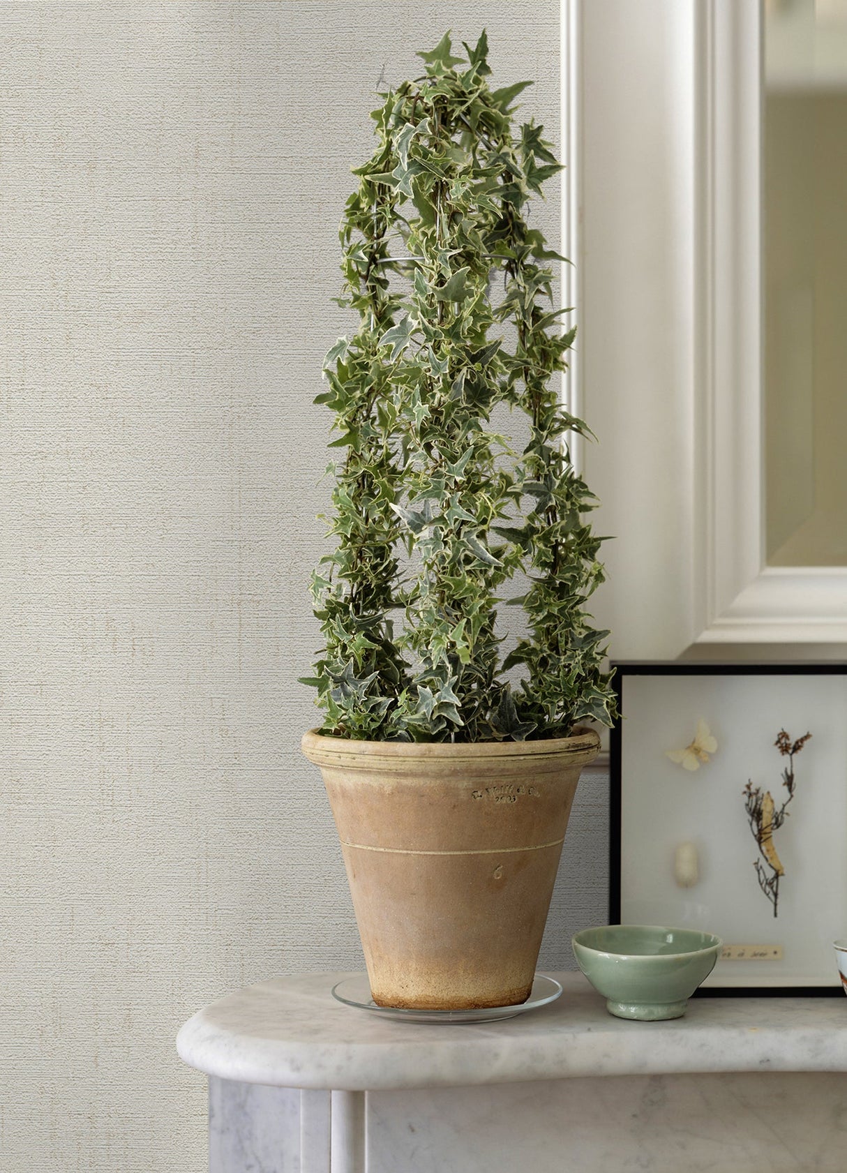 Advantage 4044-32262-2 Ayala Off-White Distressed Wallpaper