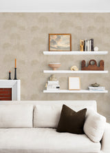 Advantage 4044-32265-5 Fairlane Neutral Floral Wallpaper