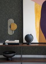 Advantage 4044-38022-3 Edsel Charcoal Geometric Wallpaper