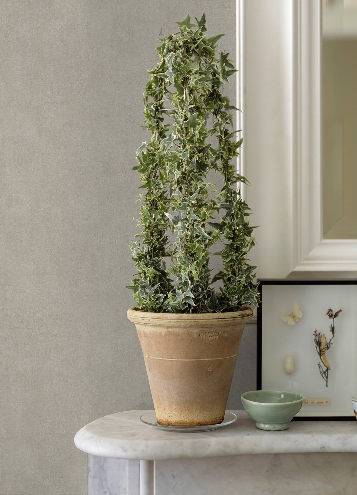 Advantage 4044-38024-1 Riomar Taupe Distressed Texture Wallpaper
