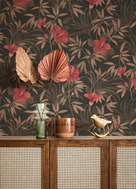 Advantage 4044-38028-3 Malecon Multicolor Floral Wallpaper