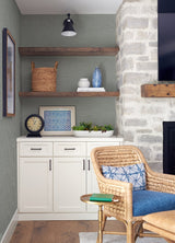 A-Street Prints 4046-24279 Agave Dove Faux Grasscloth Wallpaper