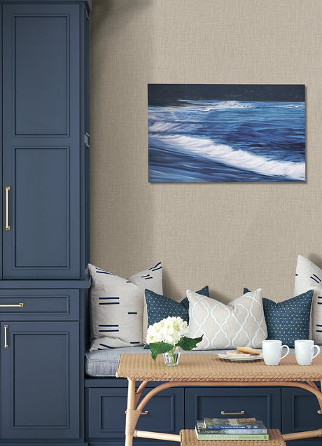 A-Street Prints 4046-26233 Lanister Taupe Texture Wallpaper