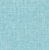 A-Street Prints 4046-26352 Emerson Aqua Linen Wallpaper