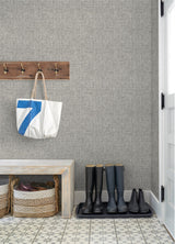 A-Street Prints 4046-26354 Emerson Grey Linen Wallpaper