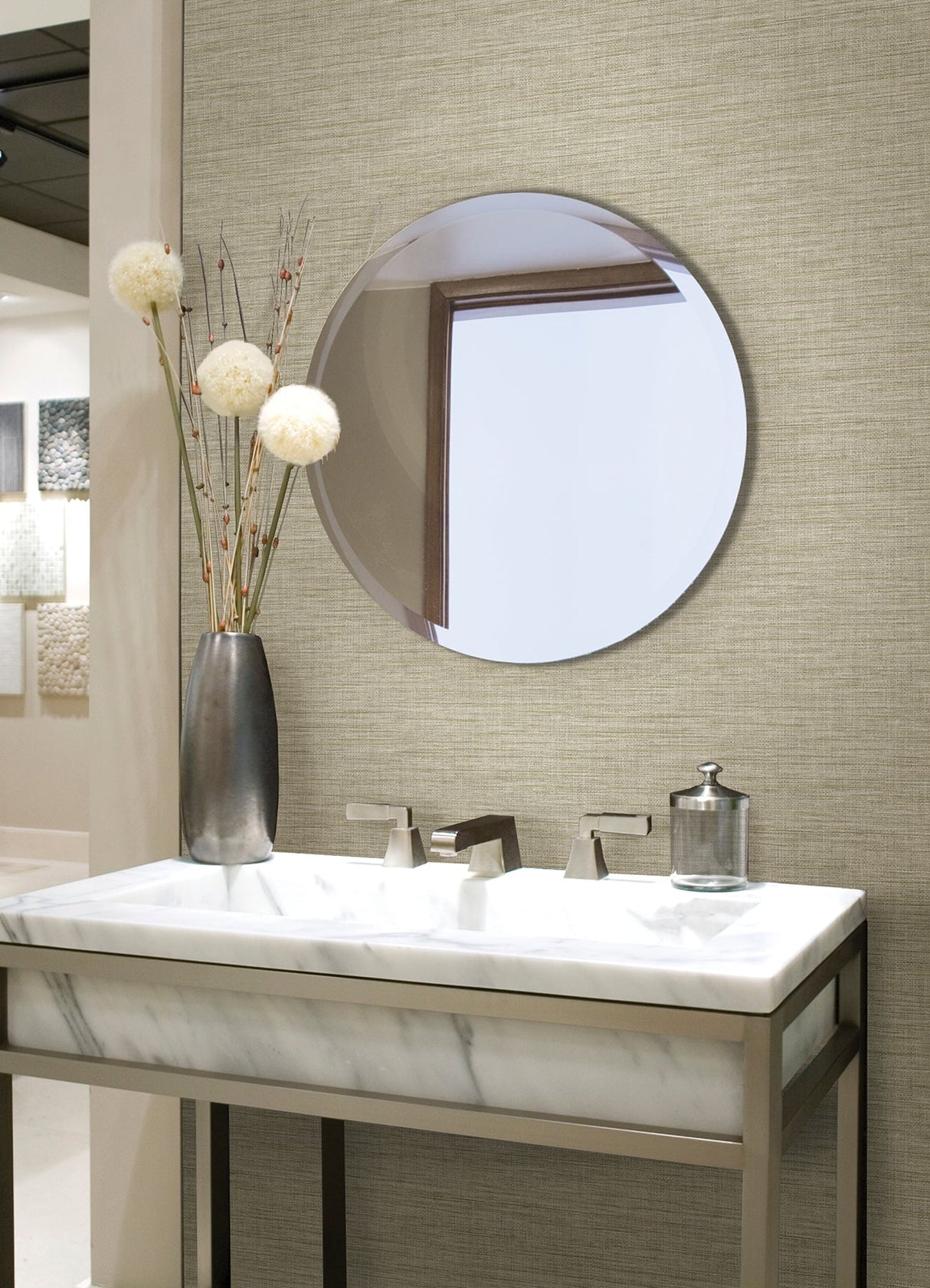 A-Street Prints 4046-26463 Exhale Light Yellow Texture Wallpaper