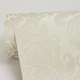 Sirpi 4058-24804 Betina White Damask Wallpaper