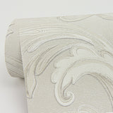 Sirpi 4058-24834 Noemi Silver Acanthus Wallpaper