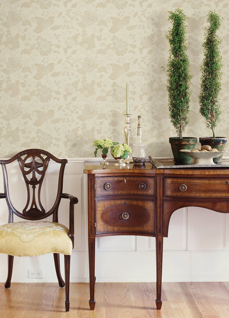 Sirpi 4058-24842 Vittoria Cream Floral Wallpaper