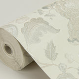 Sirpi 4058-24844 Vittoria White Floral Wallpaper