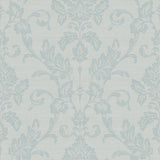 Sirpi 4058-24880 Antonella Light Blue Scroll Wallpaper