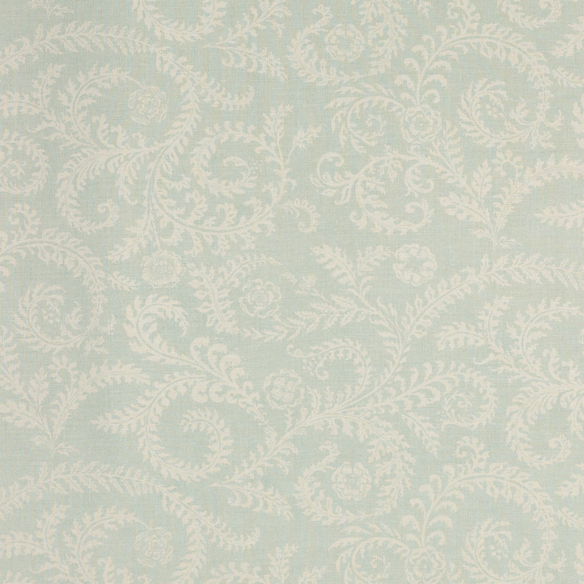 Schumacher 405N67 MORELIA in ROBIN'S EGG Fabric - RAOUL TEXT