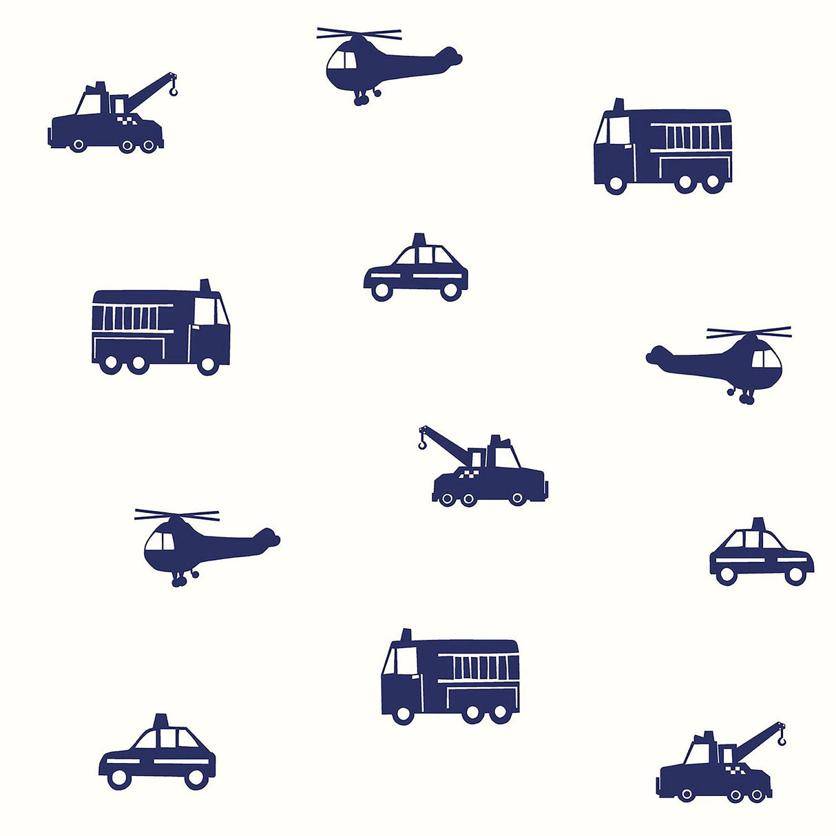 Chesapeake 4060-137321 Briony Navy Vehicles Wallpaper