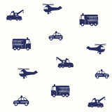 Chesapeake 4060-137321 Briony Navy Vehicles Wallpaper