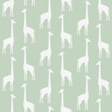 Chesapeake 4060-139058 Vivi Sage Giraffe Wallpaper