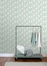 Chesapeake 4060-139058 Vivi Sage Giraffe Wallpaper