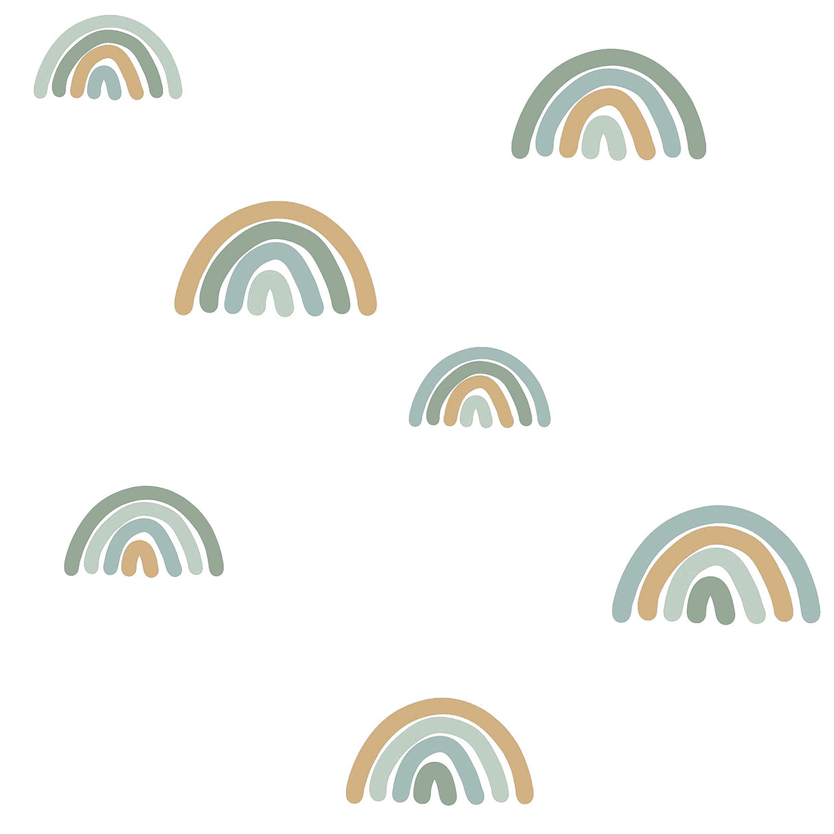 Chesapeake 4060-139254 Joss Teal Rainbow Wallpaper