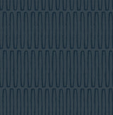 A-Street Prints 4066-26502 Lars Navy Retro Wave Wallpaper