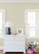 A-Street Prints 4066-26507 Erik Yellow Building Blocks Wallpaper