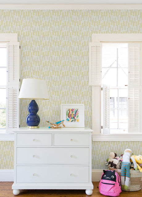 A-Street Prints 4066-26507 Erik Yellow Building Blocks Wallpaper