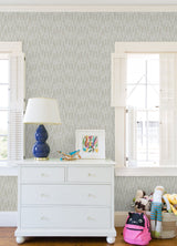A-Street Prints 4066-26509 Erik Light Grey Building Blocks Wallpaper