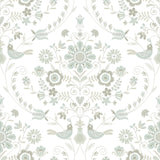 A-Street Prints 4066-26513 Britt Neutral Embroidered Damask Wallpaper