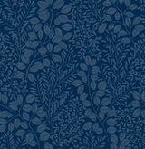 A-Street Prints 4066-26517 Elin Blue Berry Botanical Wallpaper