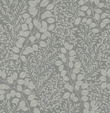 A-Street Prints 4066-26519 Elin Charcoal Berry Botanical Wallpaper