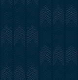 A-Street Prints 4066-26526 Nyle Dark Blue Chevron Stripes Wallpaper