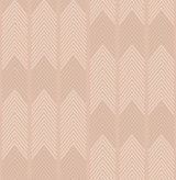 A-Street Prints 4066-26528 Nyle Blush Chevron Stripes Wallpaper