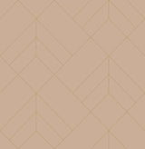 A-Street Prints 4066-26548 Sander Light Pink Geometric Wallpaper